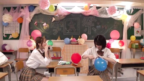 Lzdm 054 Matsumoto Ichika Kuramoto Sumire  Stay At School In Preparation For The School Festival  Scene 1