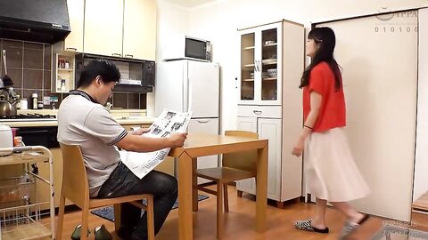 Vrtm 385 The New Daughter Wears Her Uniform While She Secretly Makes Him Cum  Scene 3