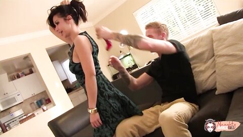 Kimy Lee Gets Banged After A Long Day At Work In The Living Room