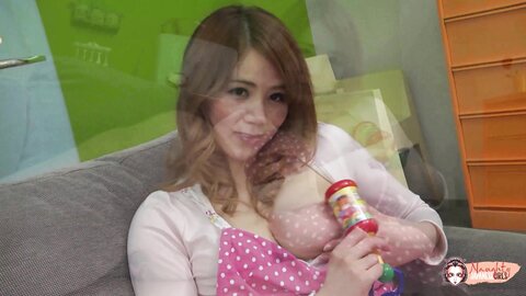 Once He Finishes Sucking On Her Juicy Asian Breasts The Brunette Titty