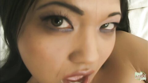 The Slutty Asian Babe Was Screaming Like A Pig While Getting Drilled In