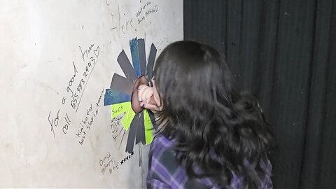 Thick Goth Asian Visits Glory Hole And Sucks Him Dry