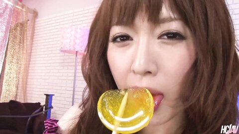 Asian  Sayaka Has A Sexy Sweet Tooth 66