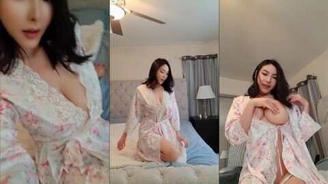 Elise谭晓彤 性感誘人蕾丝情趣睡衣 Lace Lingerie Asian Girl Sexy Teasing