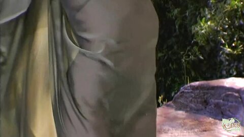 Brunette Cocksucker Gets Fucked Outdoors After Fingering Her Wet Pussy