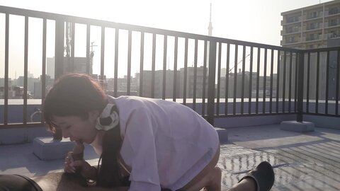 4692863 (Non) [Plan individuel + extérieur]****zynxzjo* Spoiled Menhera❤Schoolhouse rooftop blowjob support ¥30,000 [4K quality]❤.