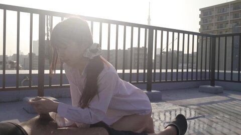 4692863 (Non) [Plan individuel + extérieur]****zynxzjo* Spoiled Menhera❤Schoolhouse rooftop blowjob support ¥30,000 [4K quality]❤.