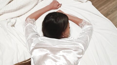 Asian Stepmom Is Tired And Asks You To Help Her Relax
