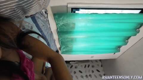 18 Years Old Asian Girl Are Sex Toy For 58 Years Old Man Pov