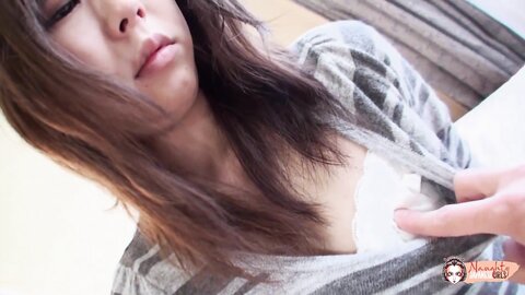 The Sweetest Japanese Brunette Girl Spreads Her Fresh Hairy Pussy To Ha