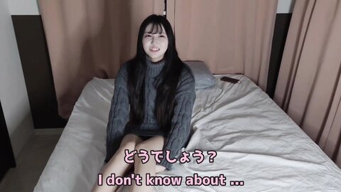 Eng SubHeartwarming Sex With A Cute Japanese Girl Who Looks Good In K