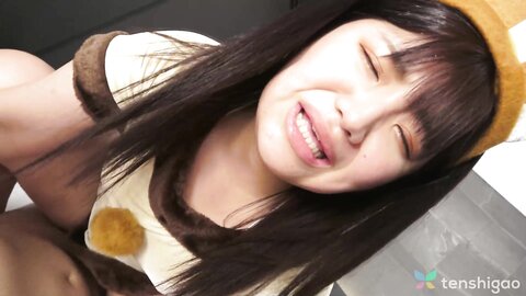 Japanese Chubby Brunette Madoka Watanabe In Bunny Costume Is Pleasing H