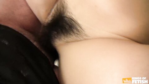 Japanese Babe Gets Her Bush Pumped And Creampied Pov