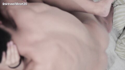 18Not20 Tiny Tight Asian Picks Up Shells At The Beach Brings Home Unshaved Man For Some Hairy Sex