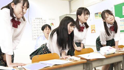 HUNTB-467 Please Stop! Im In Class! ] When I Transferred To A School That Was A Girls School Until Last...