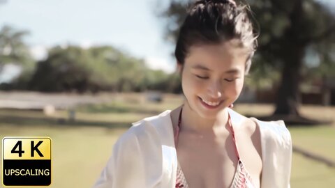 2【】2018 グラビア黄金伝説（当時21歳）Mio Imada Upscaling Japanese gravure idol
