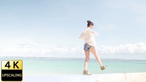 2【】2018 グラビア黄金伝説（当時21歳）Mio Imada Upscaling Japanese gravure idol