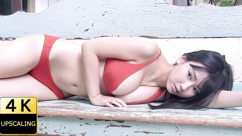 2022 グラビア黄金伝説（当時19歳）Aika Sawaguchi Upscaling Japanese gravure idol