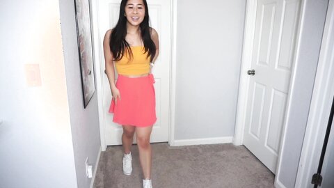 Kaedia Lang Clothing Try On Cum Challenge