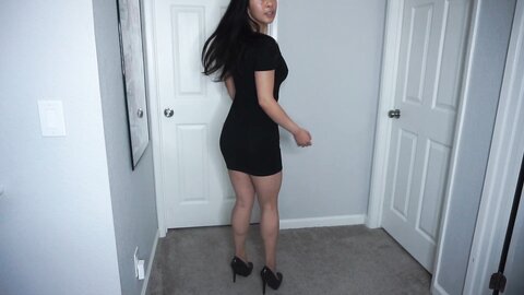 Kaedia Lang Clothing Try On Cum Challenge