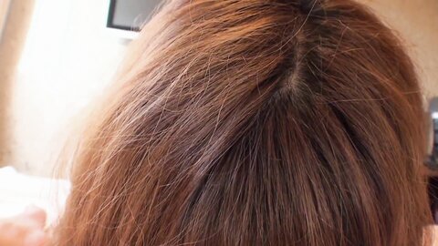 Red Headed Asian Sucks Cock And Balls While Getting Fingered