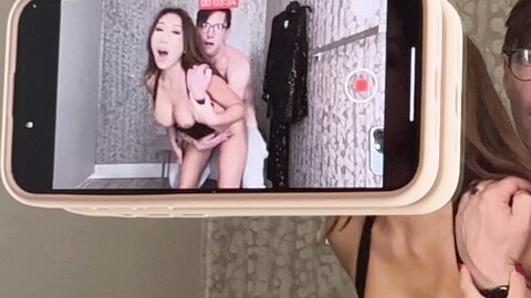 Nicole Doshi Seduces Man Into Public Sex In Changing Room