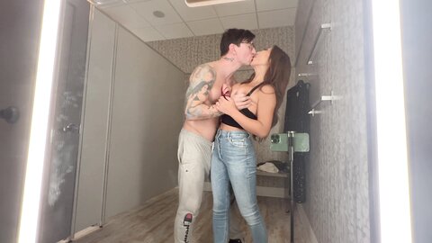 Nicole Doshi Seduces Man Into Public Sex In Changing Room