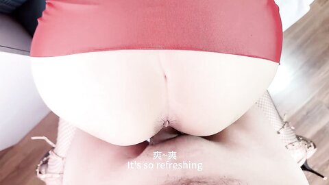 Young Woman Desires Repair Seduce A Doortodoor Maintenance Worker To