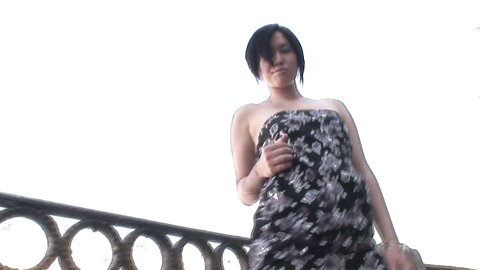 Naughty Short Haired Asian Slut Gets Filled With Cum