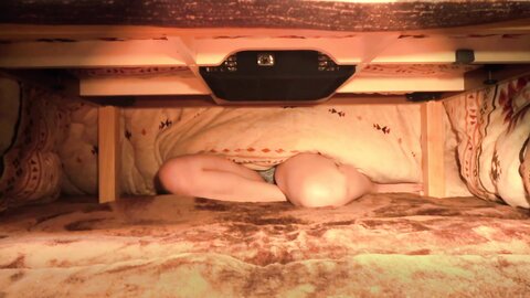 Our Secret Naughty Place Is Under The Table Stepmother Nearly Same Age As Me Incredibly Horny