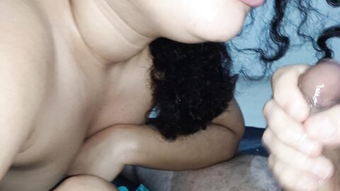 He Couldnt Handle The Hard Core Blowjob And Cum Moaning Screaming With