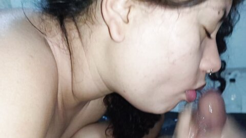 He Couldnt Handle The Hard Core Blowjob And Cum Moaning Screaming With