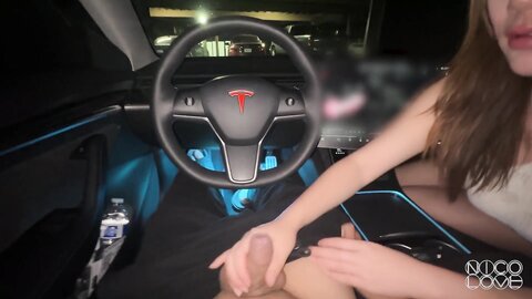Pov Cute Asian Sneaky Car Blowjob And Swallowing Every Drop  Nicolove Nicolove