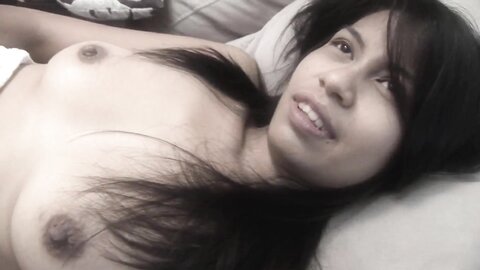 Slutty Asian Fucks A White Dick And Takes A Load Of Jizz On Her Tits