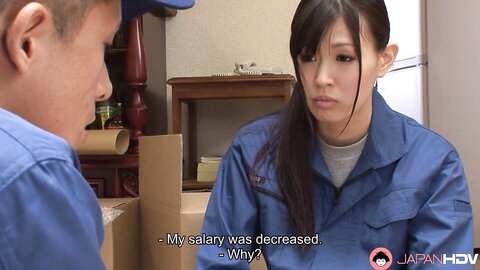 Japanese Woman Nozomi Koizumi Sucks Her Colleagues Cock Uncensored