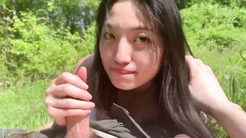Little_Liliana 09 (Asian teen gives POV Blowjob Outdoor)
