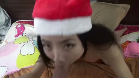 PetiteSummerLin 08 (Christmas Blowjob)