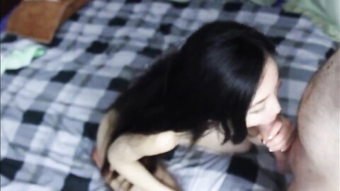 PetiteSummerLin 11 (Cute little chinese girl gives blowjob to white guy)