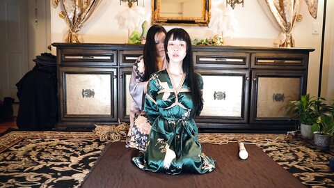 Dominatrix Mara Ties Marica Hase In Shibari Then Exposes Her