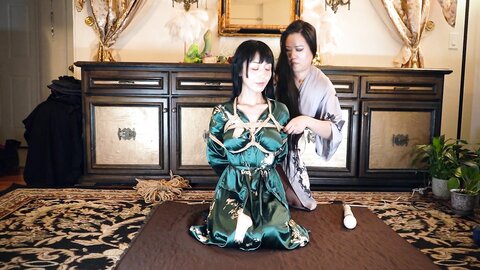 Dominatrix Mara Ties Marica Hase In Shibari Then Exposes Her