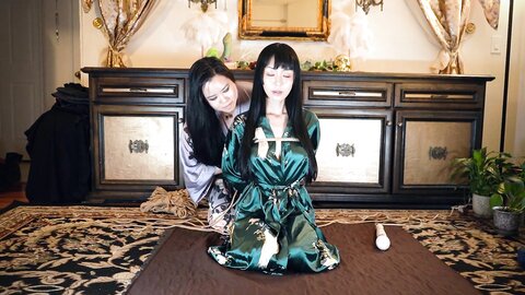 Dominatrix Mara Ties Marica Hase In Shibari Then Exposes Her