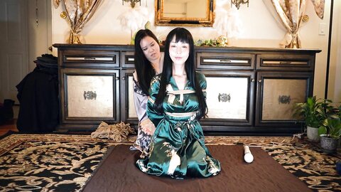 Dominatrix Mara Ties Marica Hase In Shibari Then Exposes Her