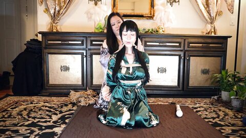 Dominatrix Mara Ties Marica Hase In Shibari Then Exposes Her