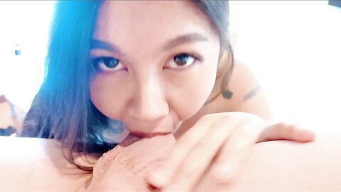 Thick Asian Freak Picked Up From Gym And Creampied