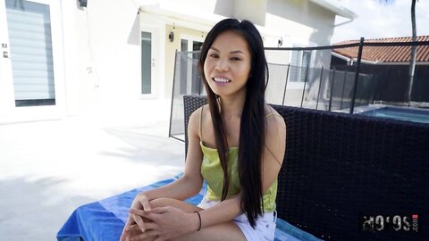 Evie Ling  Petite Asian Stretched Out