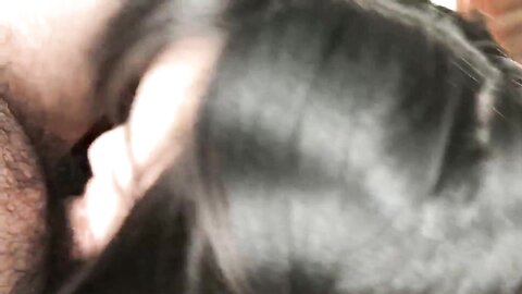 Chinese hairless pussy girlfriend hard fuck and CUM on the FACE