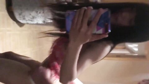 Chinese hairless pussy girlfriend hard fuck and CUM on the FACE