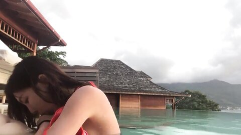 Asian Couple 21 (Suck and fuck in a pool)