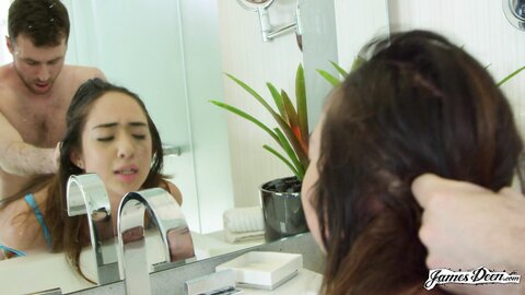Mila Jade Loves Anal In The Bathroom