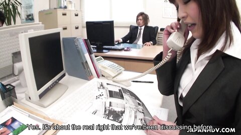 Asian Video  New Office Lady Yukina Aoyama Scene 1 415